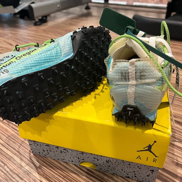 Nike X Off White sneakers-waffle racer SP Vivid Sky size 7 - Picture 3 of 10